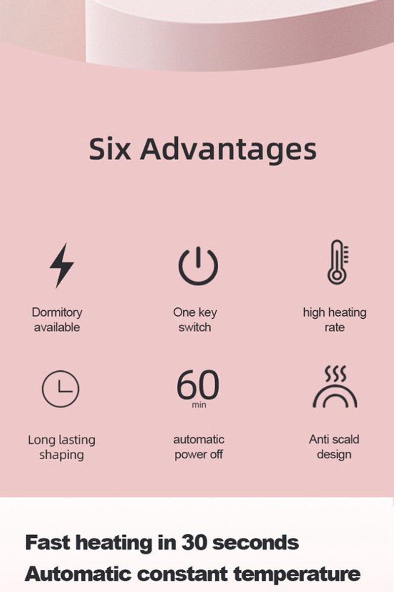 Stroom Commerce Pluizige Kam Steil en Krullend Haarstylingkam - afbeelding 3