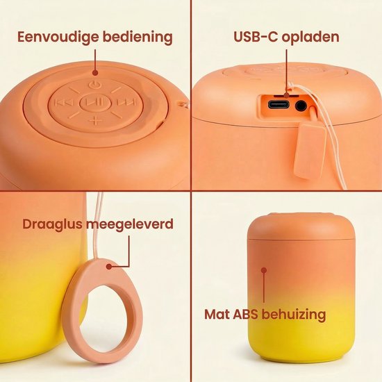 Cheqo® Bluetooth Speaker - Draagbare Bluetooth Speaker - Bluetooth Box - Draagbare Speaker - Mini Bluetooth Speaker - Kleine Bluetooth Speaker - Bluetooth Speaker Waterdicht - Waterbestendige Bluetooth Speaker - Bluetooth Speaker voor Buiten — afbeelding 3