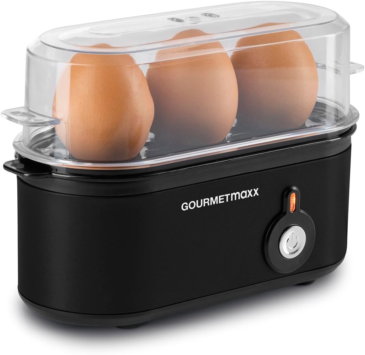 Eierkoker voor 3 eieren Eierkoker klein Ontbijt bereiden Inclusief eierprikker 20 x 8 x 13 cm