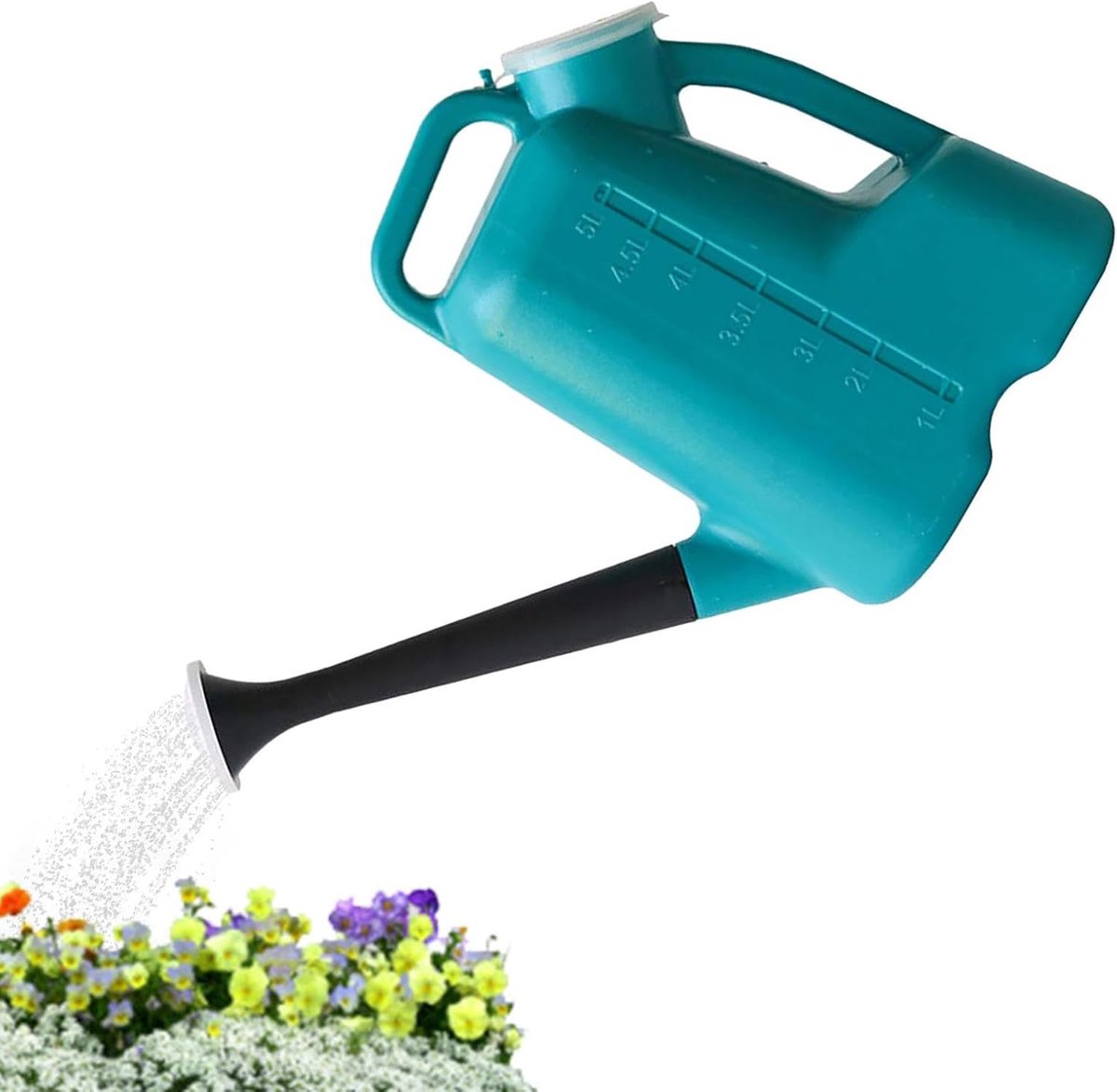 Gieter 5 Liter - Bloemen waterkan - Planten water geven - Lange sproeikop - 32 cm Hoog
