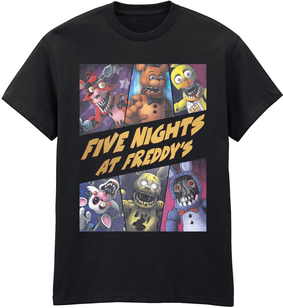 Five Nights at Freddy’s T-Shirt Characters 2XL
