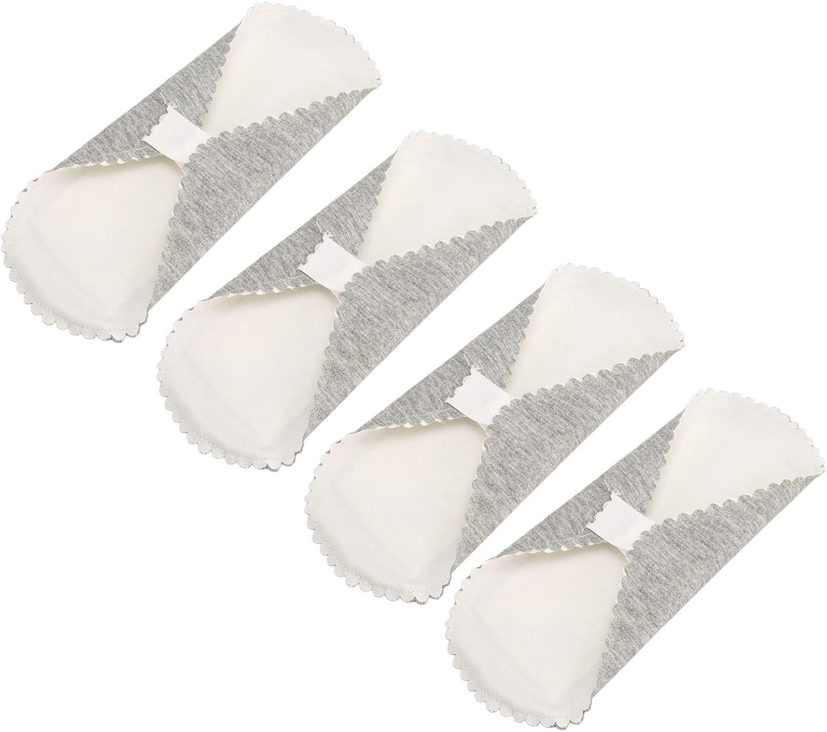 Stoffen Inlegkruisjes - Herbruikbaar maandverband - Dagelijkse hygiëne - Ademend en lekvrij - 4 stuks