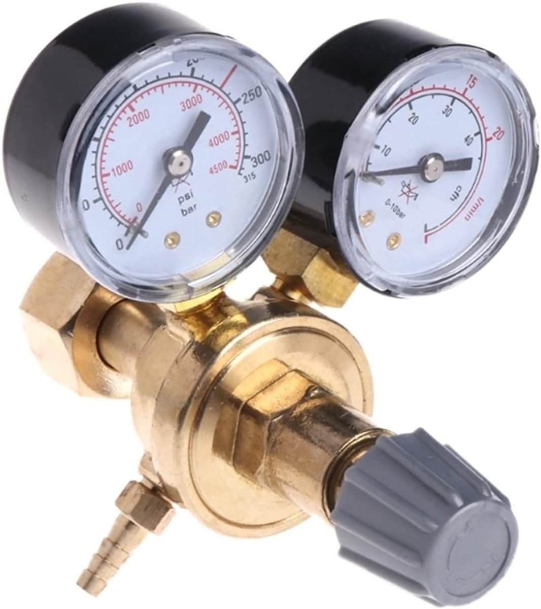 Gasdrukregelaar - Argon CO2 Meter - Lassen MIG TIG - Combinatie Regelaar Flowmeter - 0-30MPa