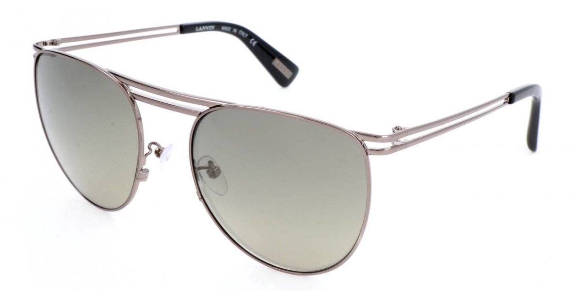 Lanvin SLN108M Shiny gunmetal 57/20/135 WOMAN Zonnebrillen