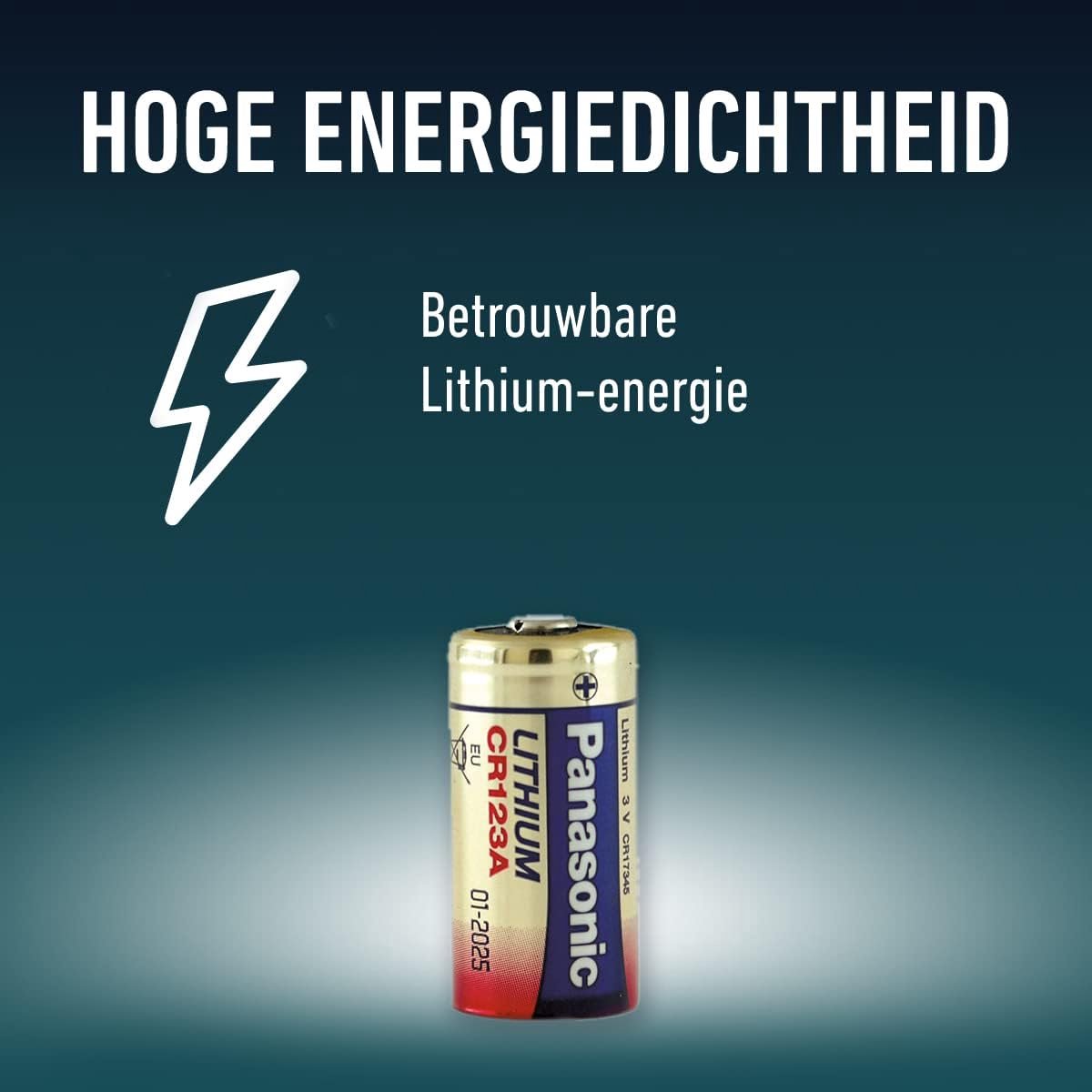 Lithium Batterijen - Cilindrische Cellen - Hoge Energieapparaten - Lange Houdbaarheid - 3 Volt