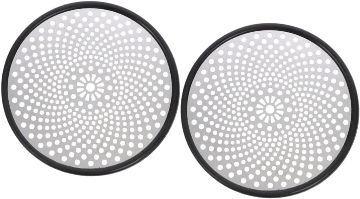 Afvoer Haarvanger - Doucheputje Filter - Voorkomt Verstopping - Inclusief Afdichtring - 11cm Diameter - Zilver