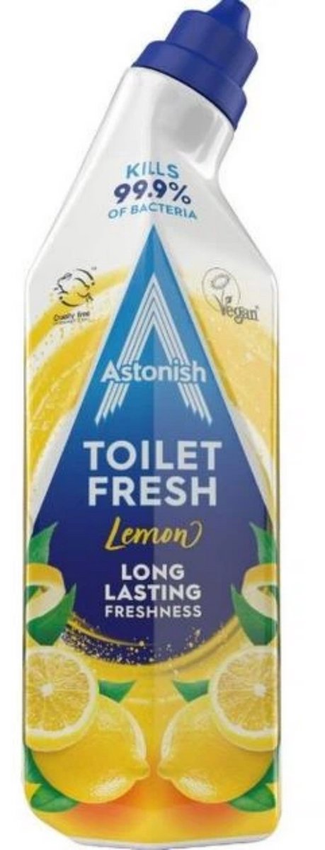 Astonish Toilet Cleaner - Antibacterieel - Citroen - 750 ml