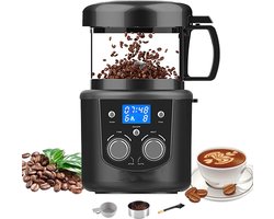 Koffiebonenbrander - Thuisbrander - Verse Koffie Maken - Automatische Boon Scheider - 100 Gram Capaciteit - Meerkleurig