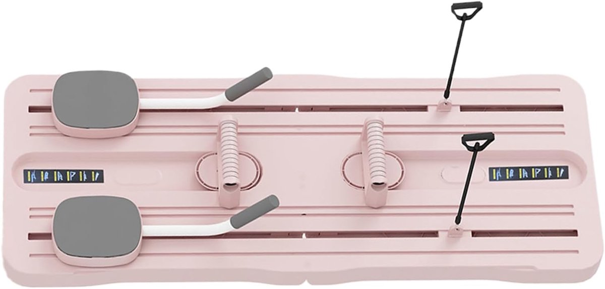 Pilates Trainingsbord - Core Trainer - Thuis Fitness - Vouwbaar Ontwerp - 105x40cm - Roze
