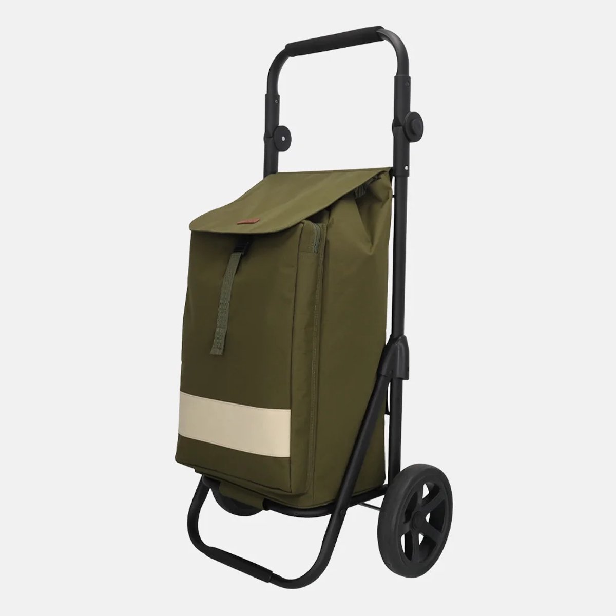 Beagles Shop & Go Boodschappen trolley - Olijfgroen