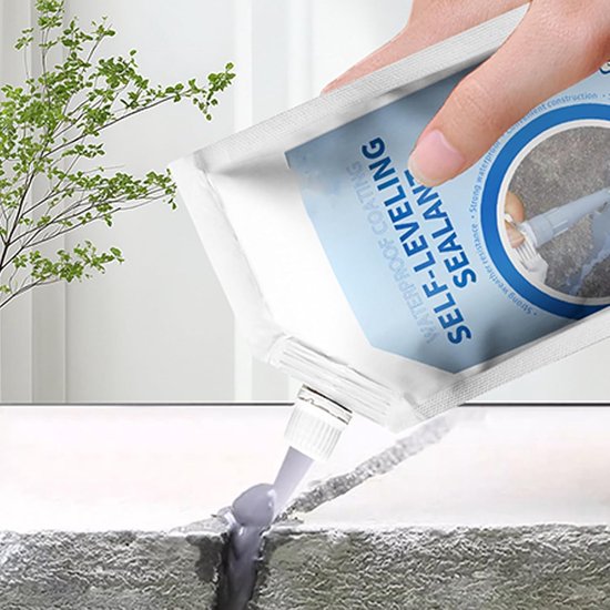 Beton Reparatiekit - Voegenvuller Gaten - Scheuren Afdichten - Zelfnivellerend Waterdicht - 500ml Inhoud van Merkloos — afbeelding 4