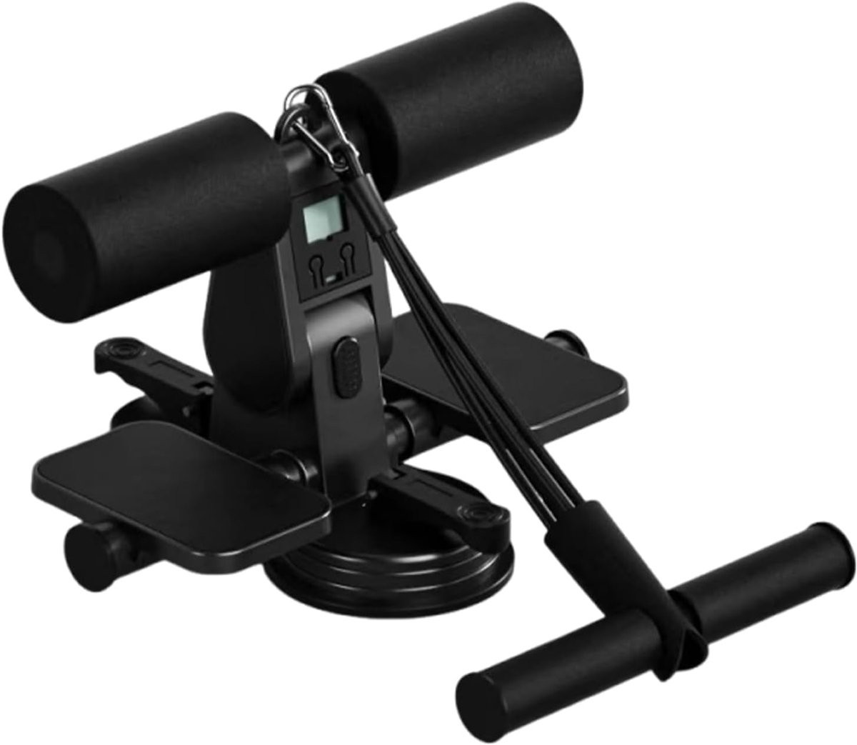 Sit-up Assistent - Buikspier Trainer - Fitness Thuis - Met Telfunctie - 26 x 10.5 x 22 cm - Zwart