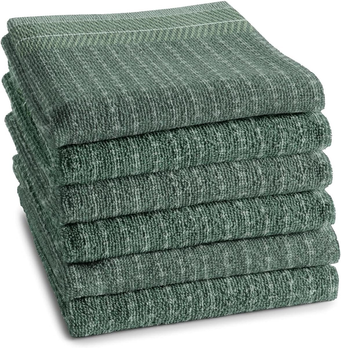 Keukendoeken Set - Theedoeken Katoen - Keuken Gebruik - Ademend Materiaal - 50x55cm - Groen