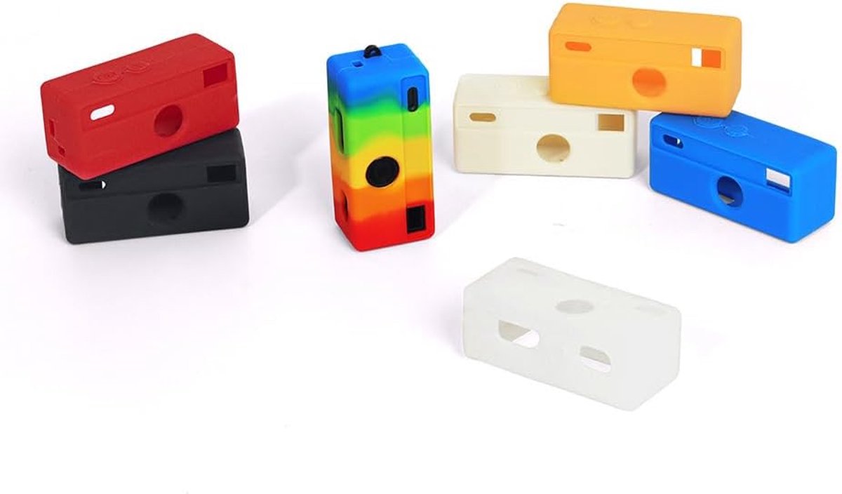 Camera Beschermhoes - Siliconen Hoes - Camera Bescherming - Inclusief Sleutelkoord - Rood