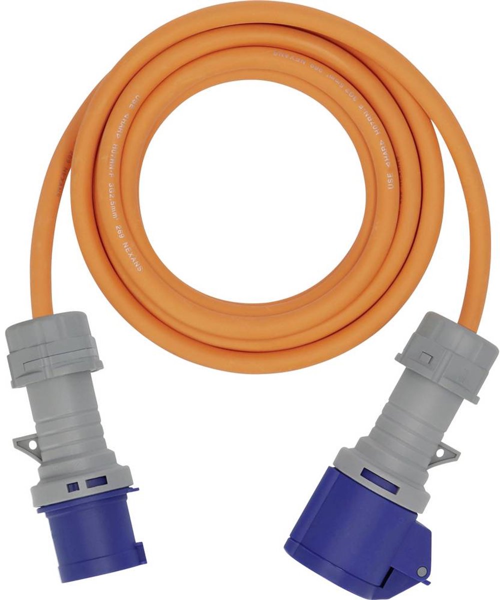 Brennenstuhl 1167650405 Stroom Camping-CEE-verlengkabel Blauw, Grijs, Oranje 5 m H07RN-F 3G 2,5 mm²