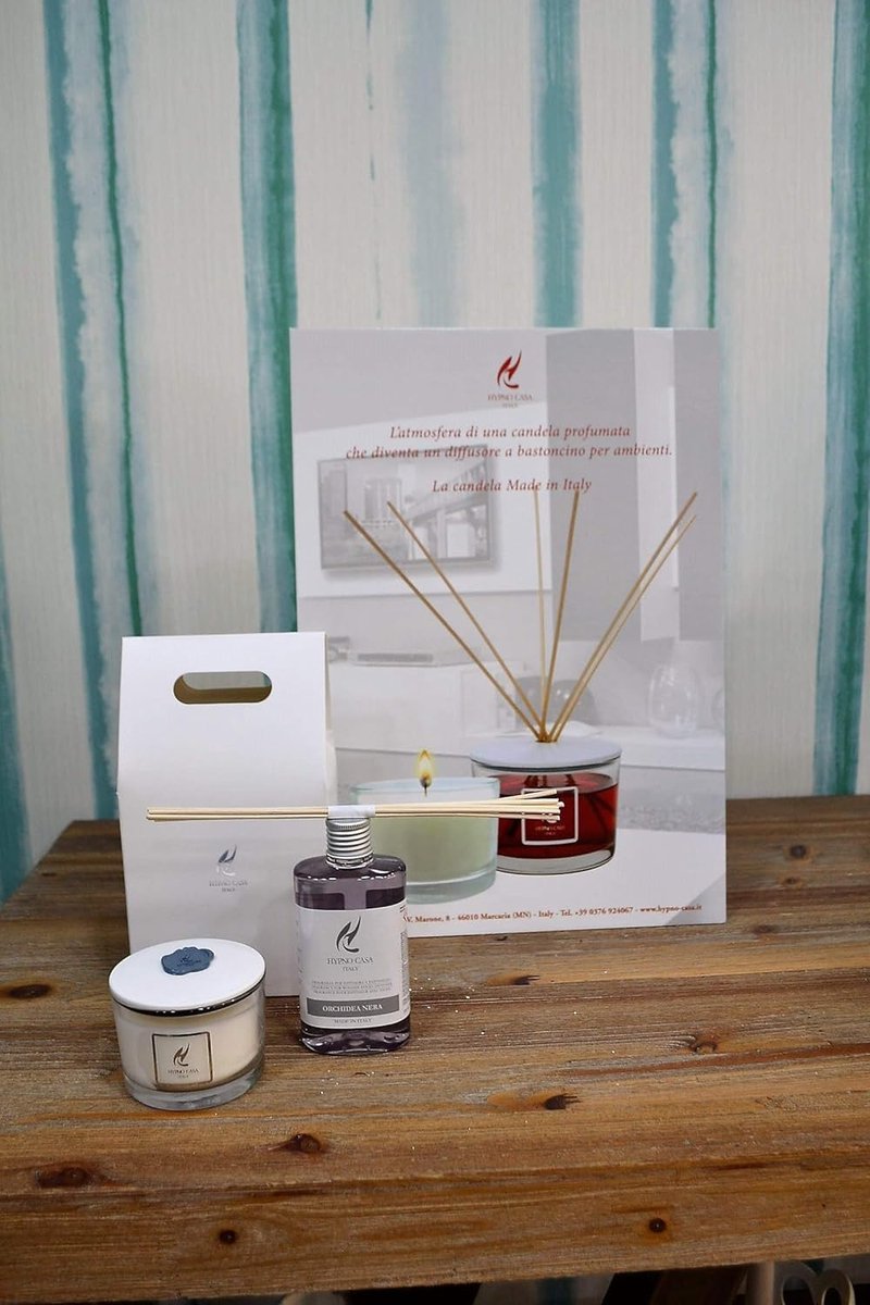 Geurkaars Set - Geurverspreider Stokjes - Sfeerverhogend Wonen - Geparfumeerd Hout - 140GR