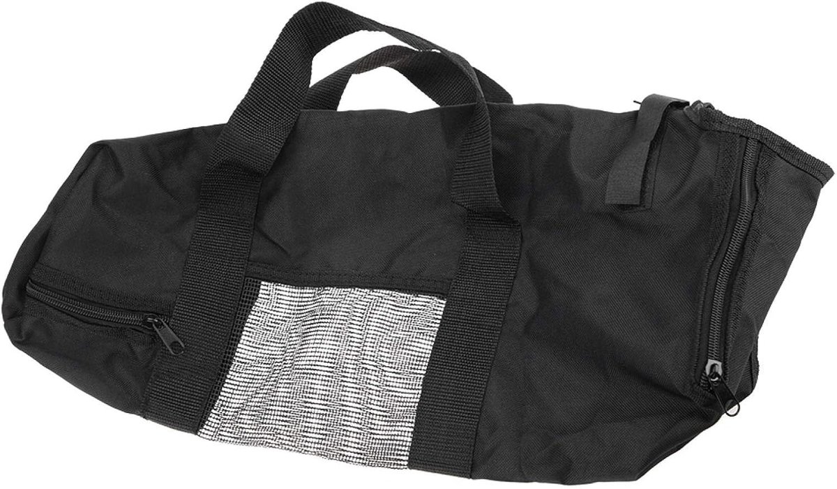 Katten Draagtas - Reismand Kat - Verzorging en Transport - Verstelbare Opening - Medium - Zwart