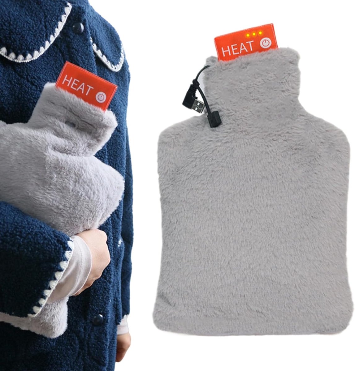 Elektrische Kruik - Verwarmd Pakket - Warmte Therapie - Instelbare Temperatuur - 30 x 20 cm