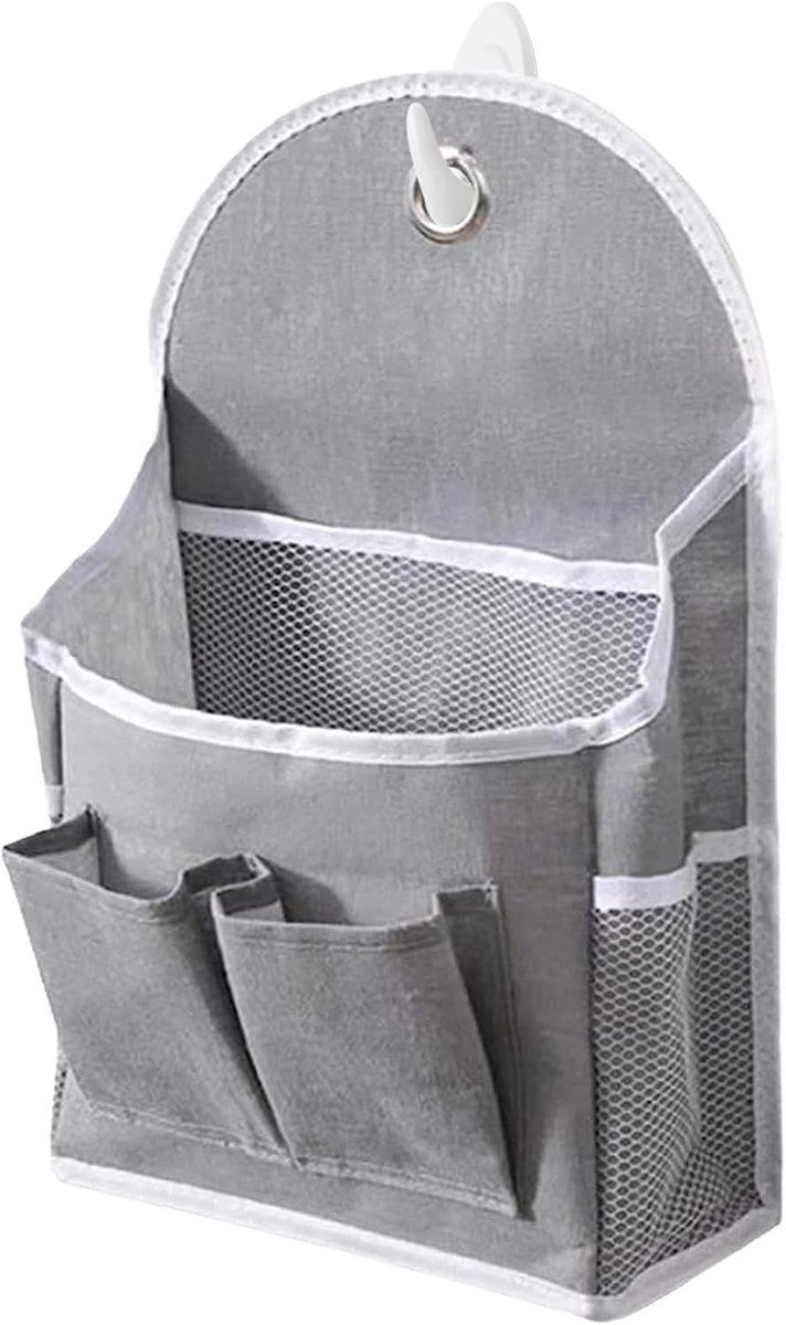 Muur Opbergzak - Hangende Organizer - Ruimte Besparen - Grote Capaciteit - 40x25x10cm - Grijs