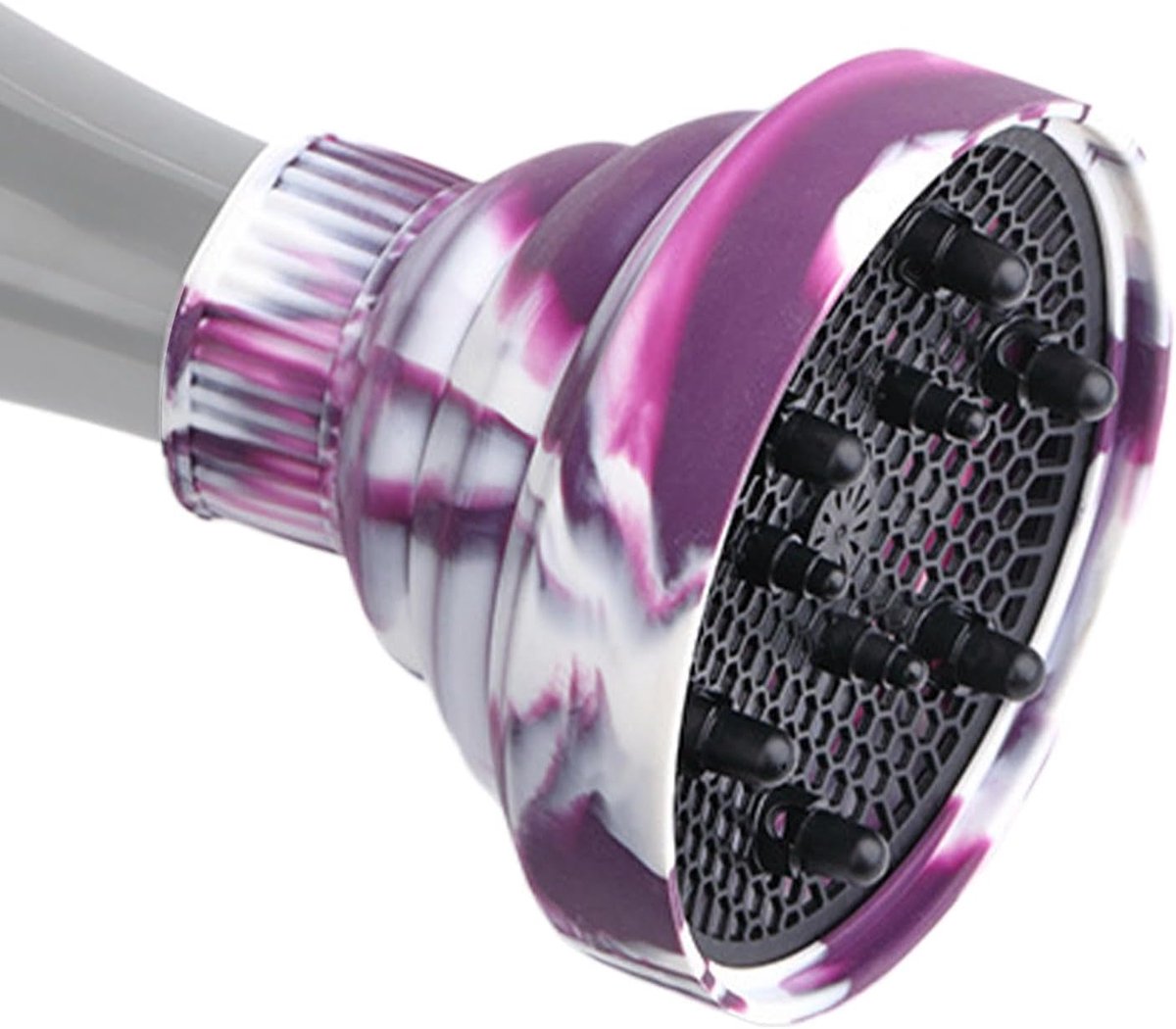 Haardroger Diffuser - Krul Diffuser - Haar Stylen - Opvouwbaar Siliconen - 14 x 14 x 5 cm