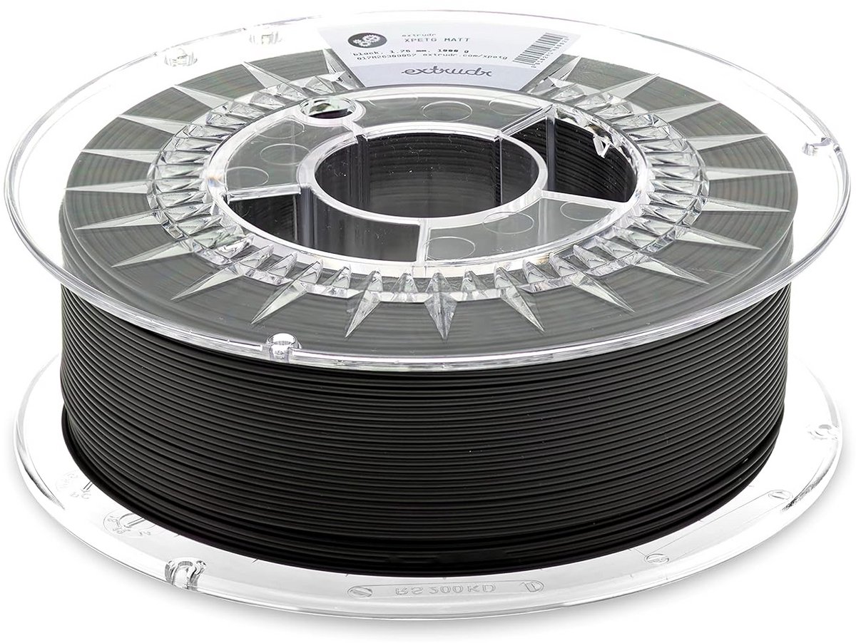 3D-printerfilament ø1,75 mm MATT zwart - Hoge kwaliteit en 100% recyclebaar