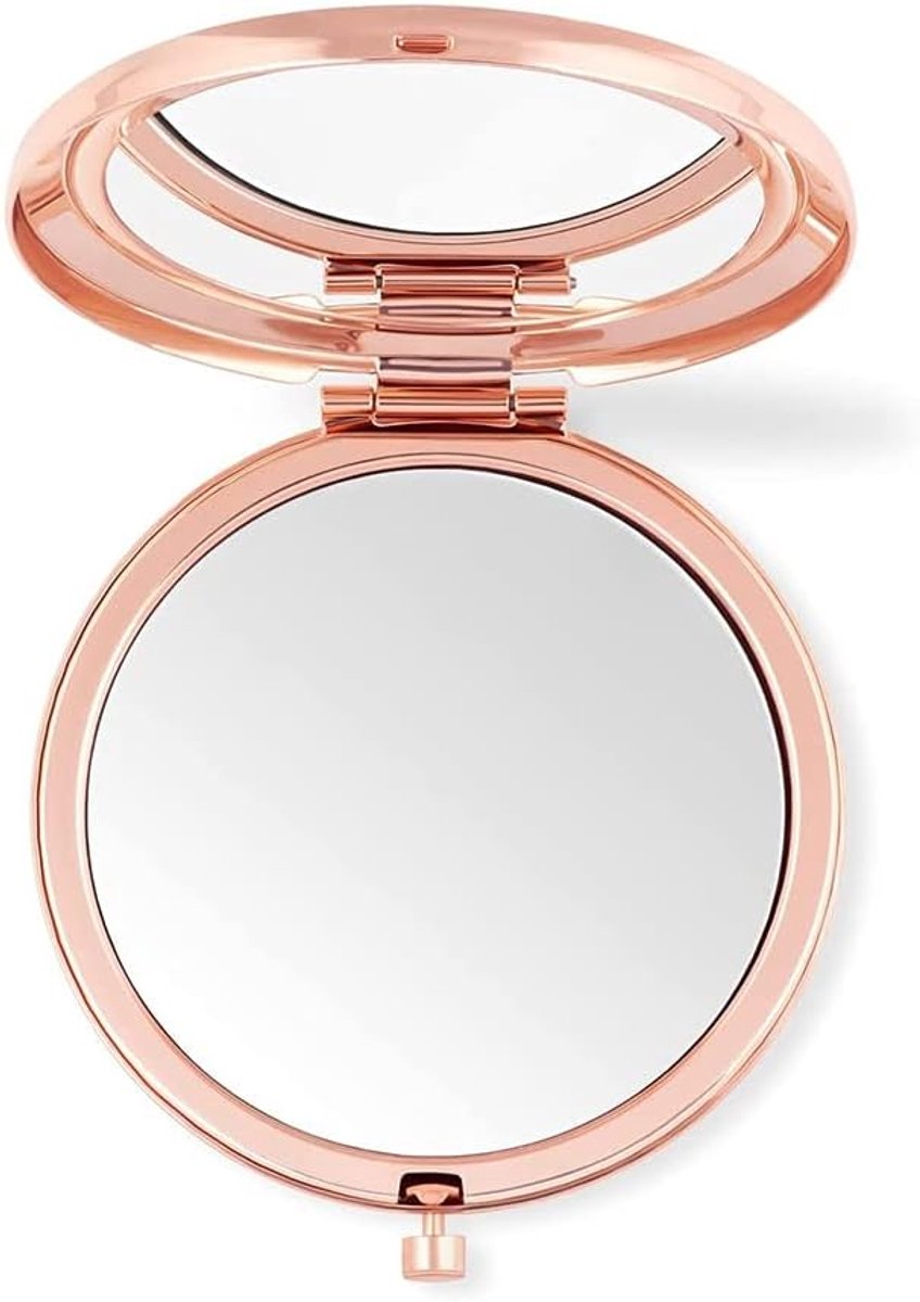 Ronde Dubbele Zakspiegel met Vergrootglas - Perfect voor Make-up