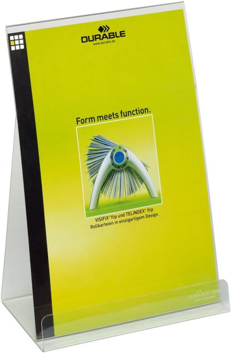 Displaystand voor gebruiksaanwijzingen en brochures - Set van 2, Transparant, DIN A4