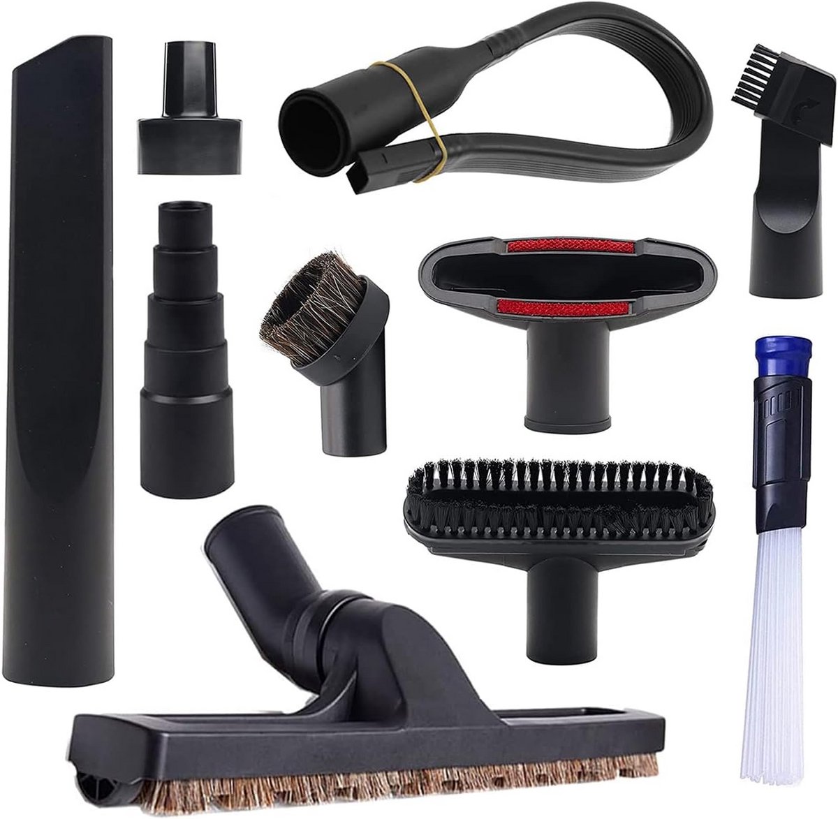 Vacuüm Bijlagen en Slang Adapters voor Stofzuigers - 9 Stks Accessoires