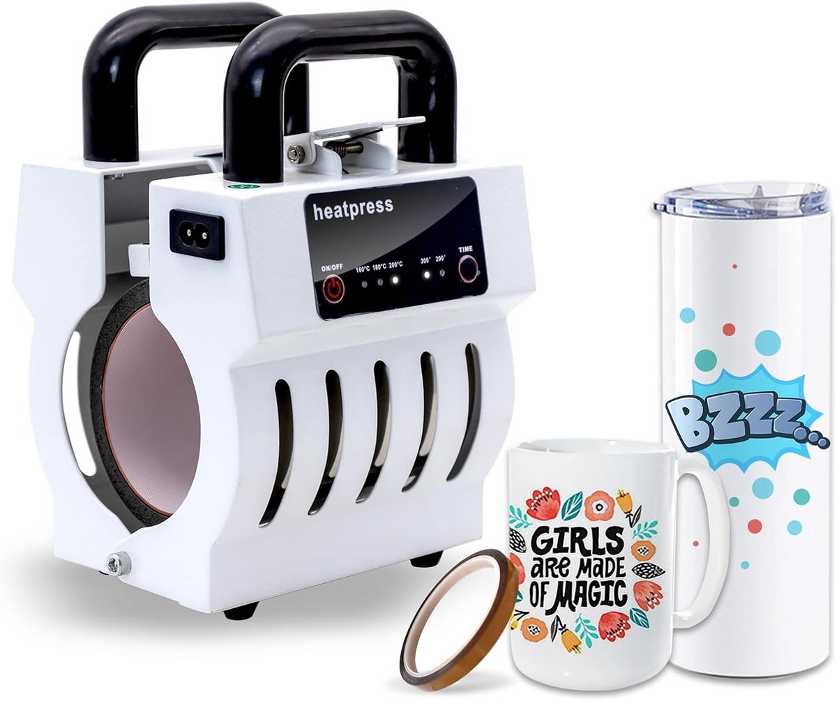 Mini Mokkenpers Machine voor Sublimatie - Geschikt voor 10 tot 15 oz Mok