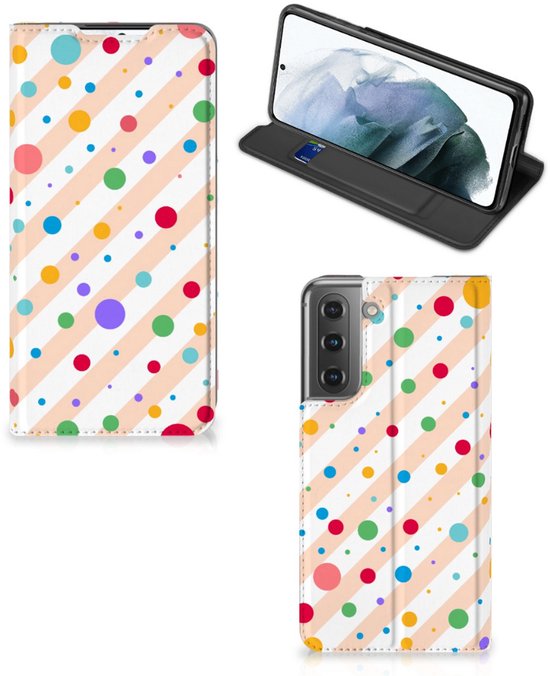 Samsung Galaxy S21 FE Hoesje met Magneet Dots