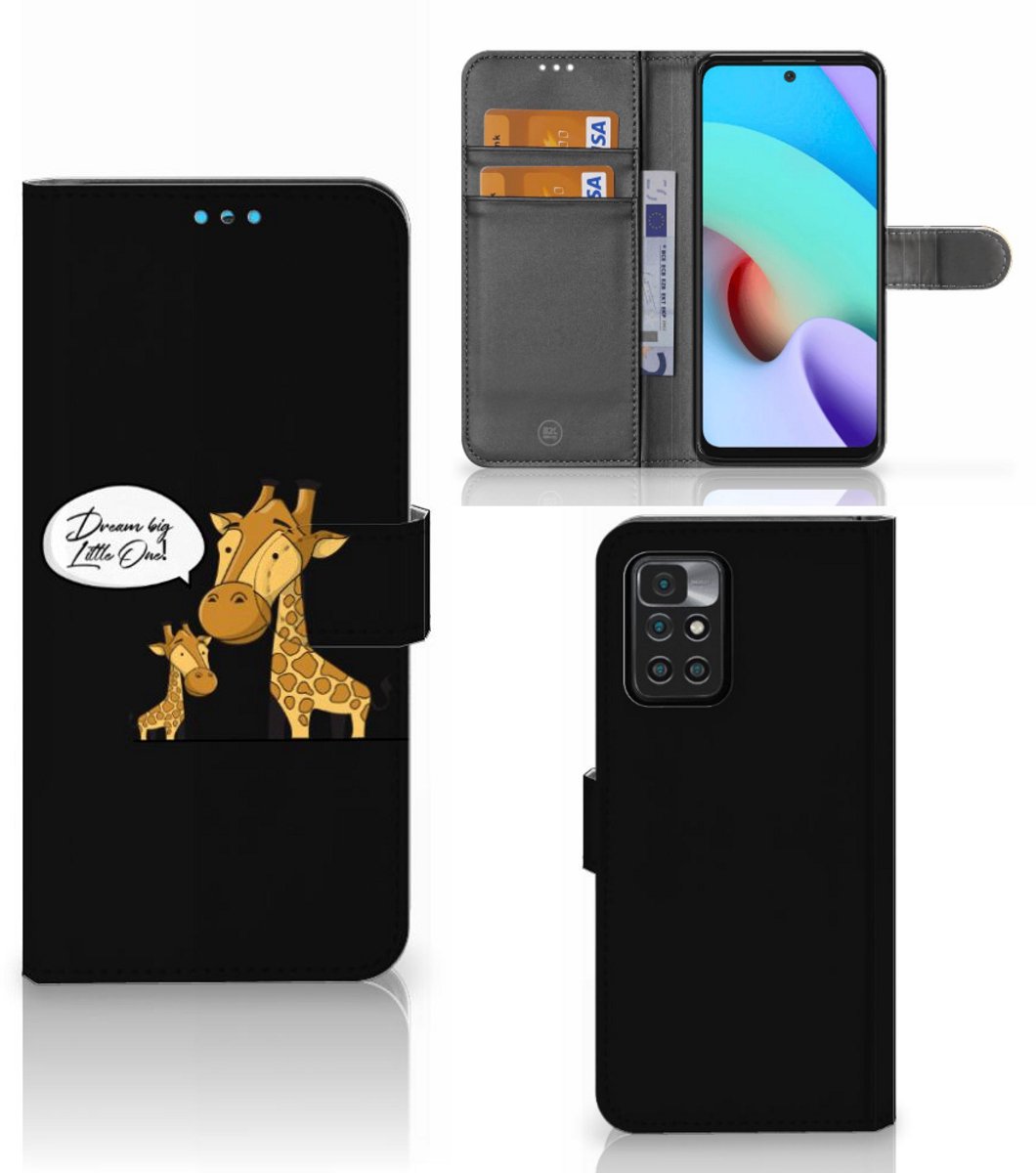 Xiaomi Redmi 10 Leuk Hoesje Giraffe