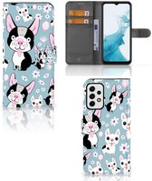 Tenphone Etui Coque pour Samsung Galaxy A23 Portefeuille Chiens