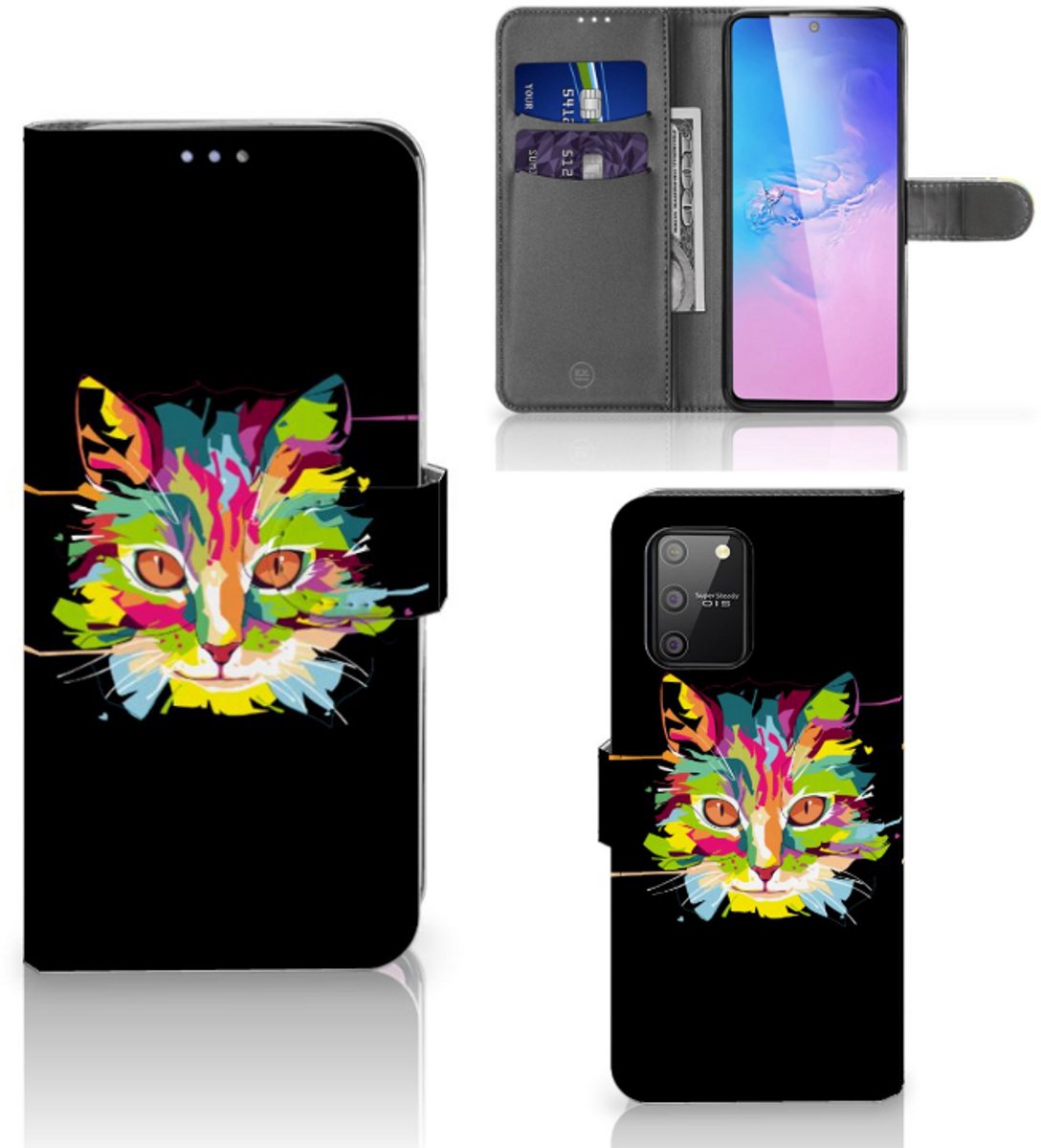 Samsung S10 Lite Leuk Hoesje Cat Color