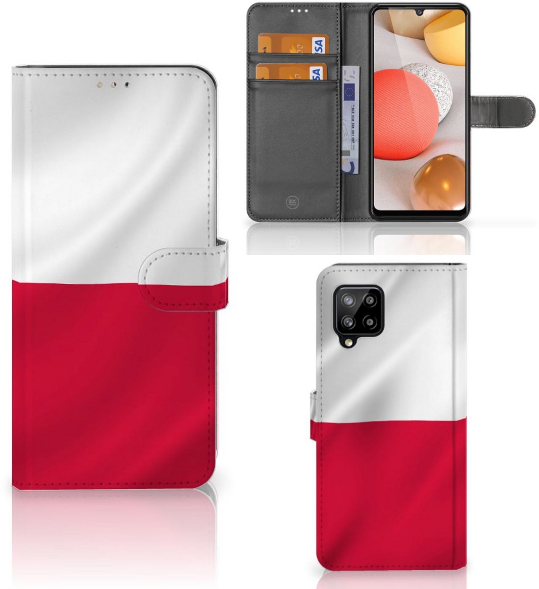 Book Case voor Samsung Galaxy A42 5G Bookstyle Case Polen