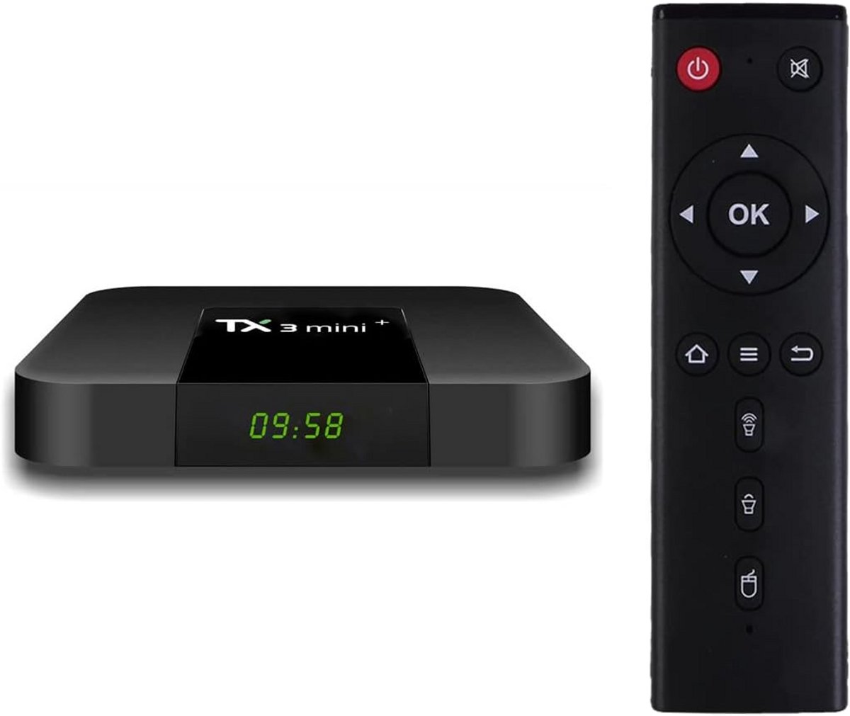 Smart TV Box met 4GB RAM en 64GB Opslag - Android 11, Ultra HD 4K HDR, Dual Band WiFi, Bluetooth 4.2
