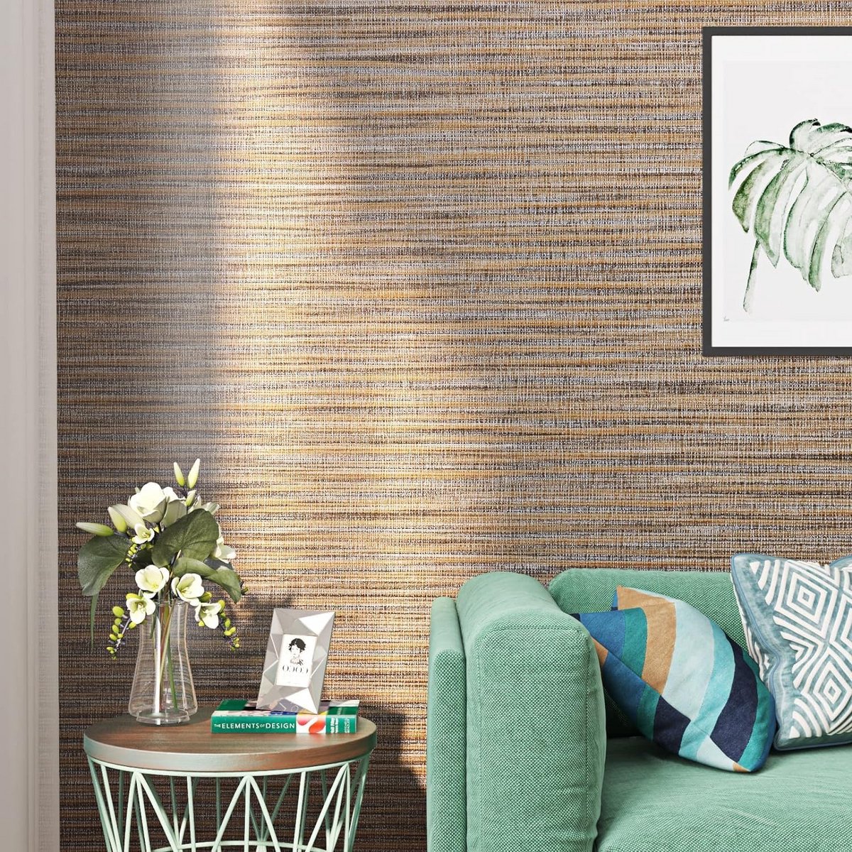 Zelfklevend Bruin Behang voor Woonkamer en Slaapkamer – 40CMx6M Modern Textuurbehang