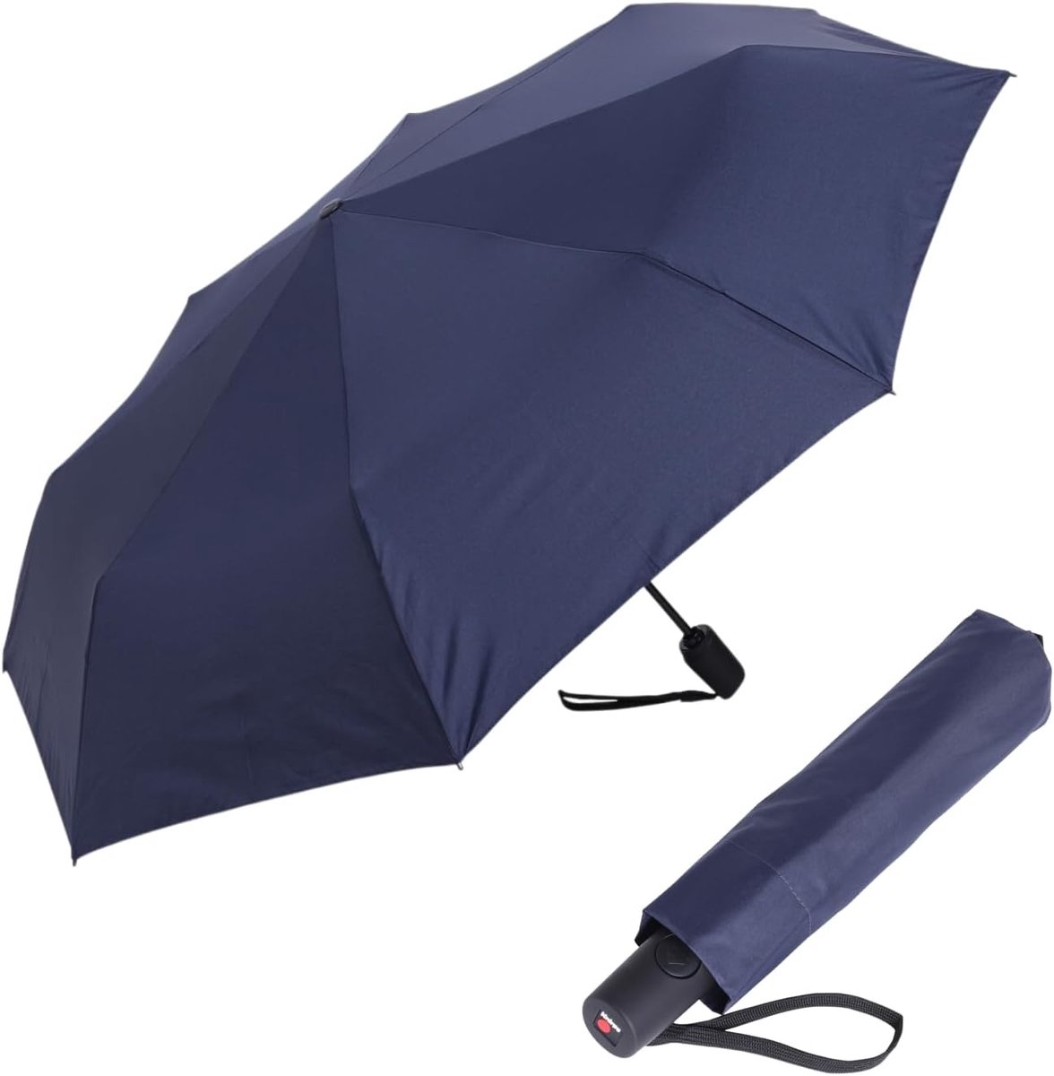 Medium Duomatic Automatische Paraplu met Parapluzak - Lichtgewicht & Stormbestendig