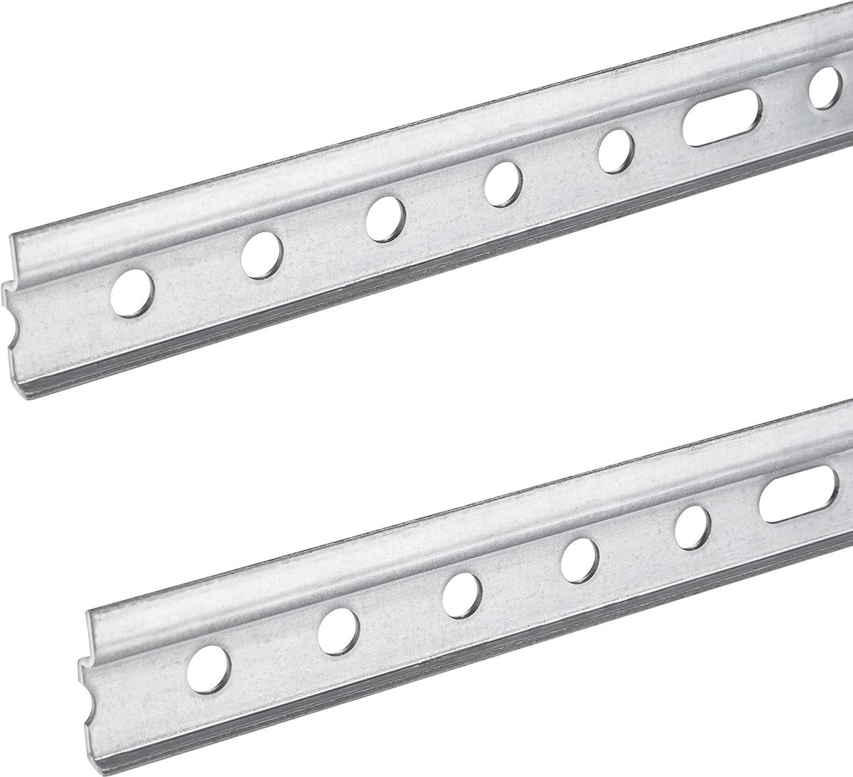 Ophangrail voor Keukenmeubels - 307 mm Staal Verzinkt - 2 Stuks