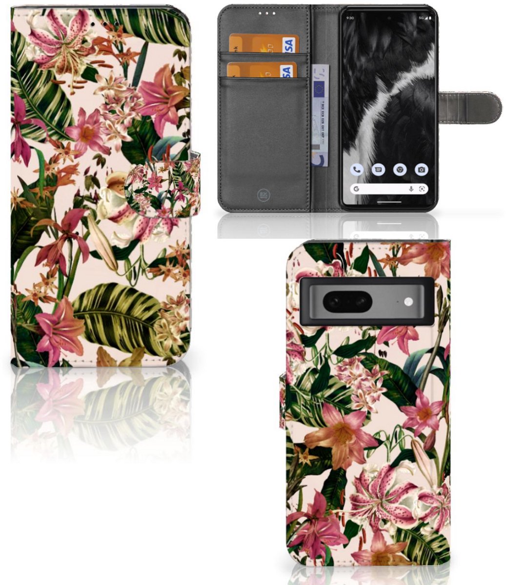 Google Pixel 7 Hoesje Flowers