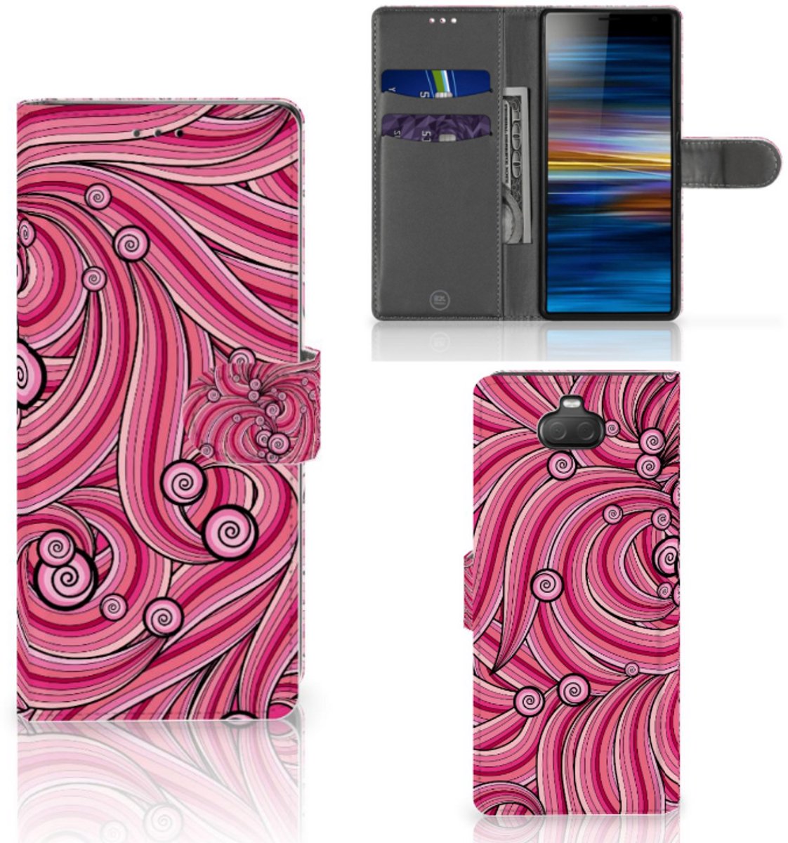 Sony Xperia 10 Hoesje Swirl Pink