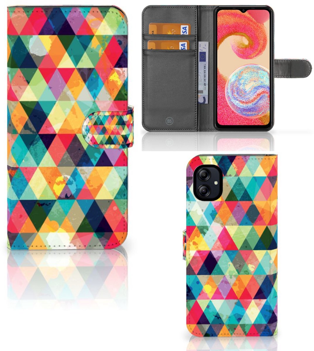 Samsung Galaxy A04e Telefoon Hoesje Geruit