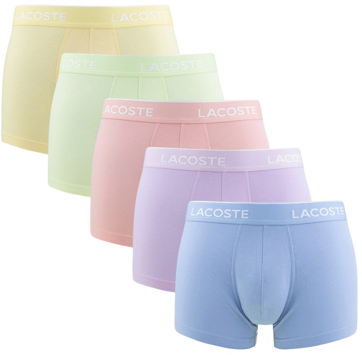 Lacoste heren 5P boxers basic multi