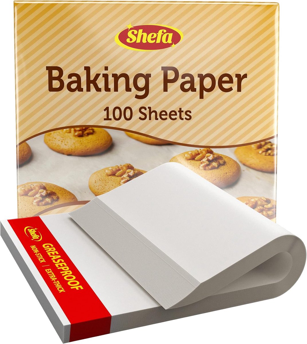 Premium Kwaliteit Vierkante Bakpapier Vellen - 100 Stuks - Vetbestendig en Kant-en-klaar voor Oven
