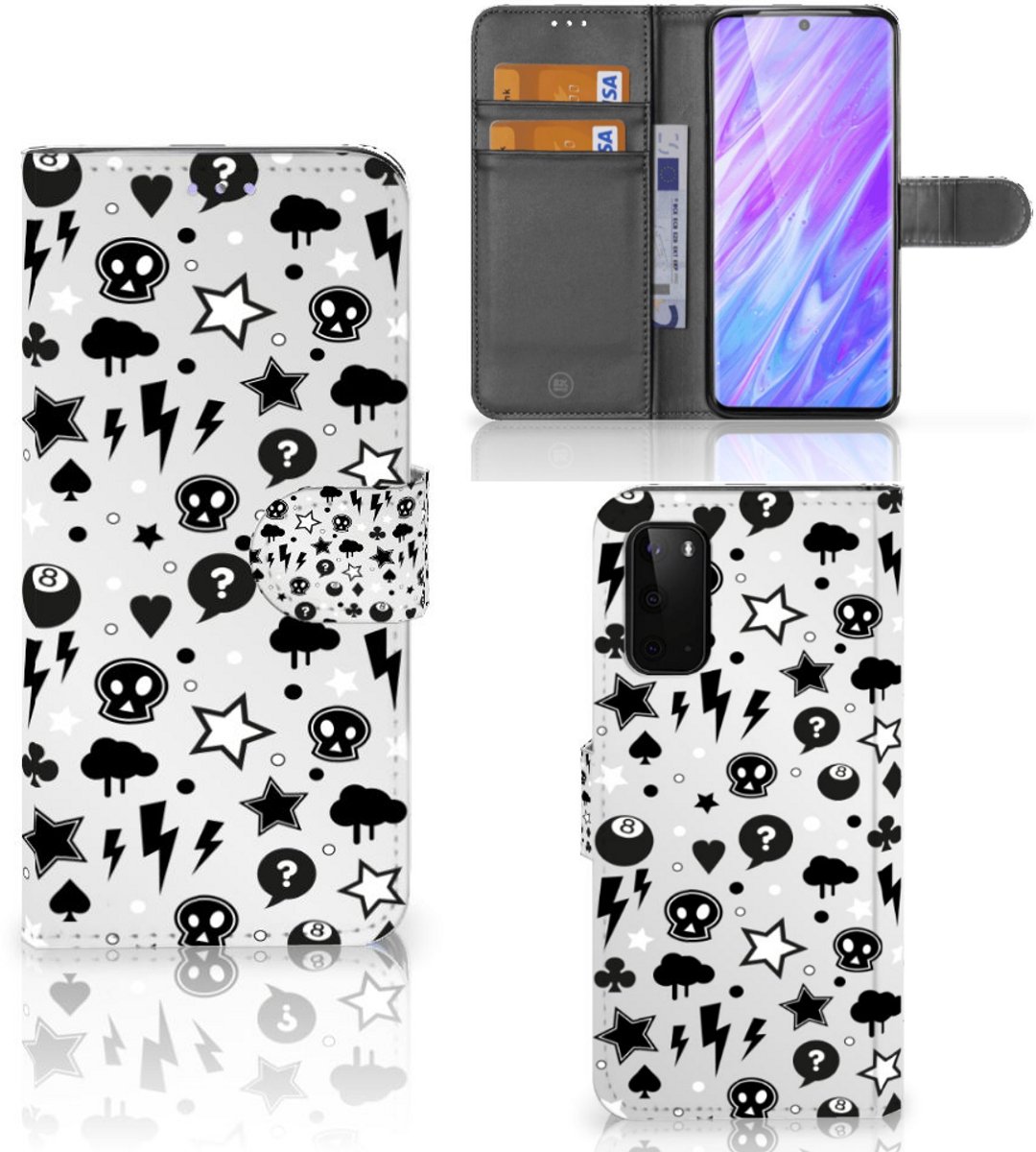 Telefoonhoesje met Naam Samsung Galaxy S20 Silver Punk