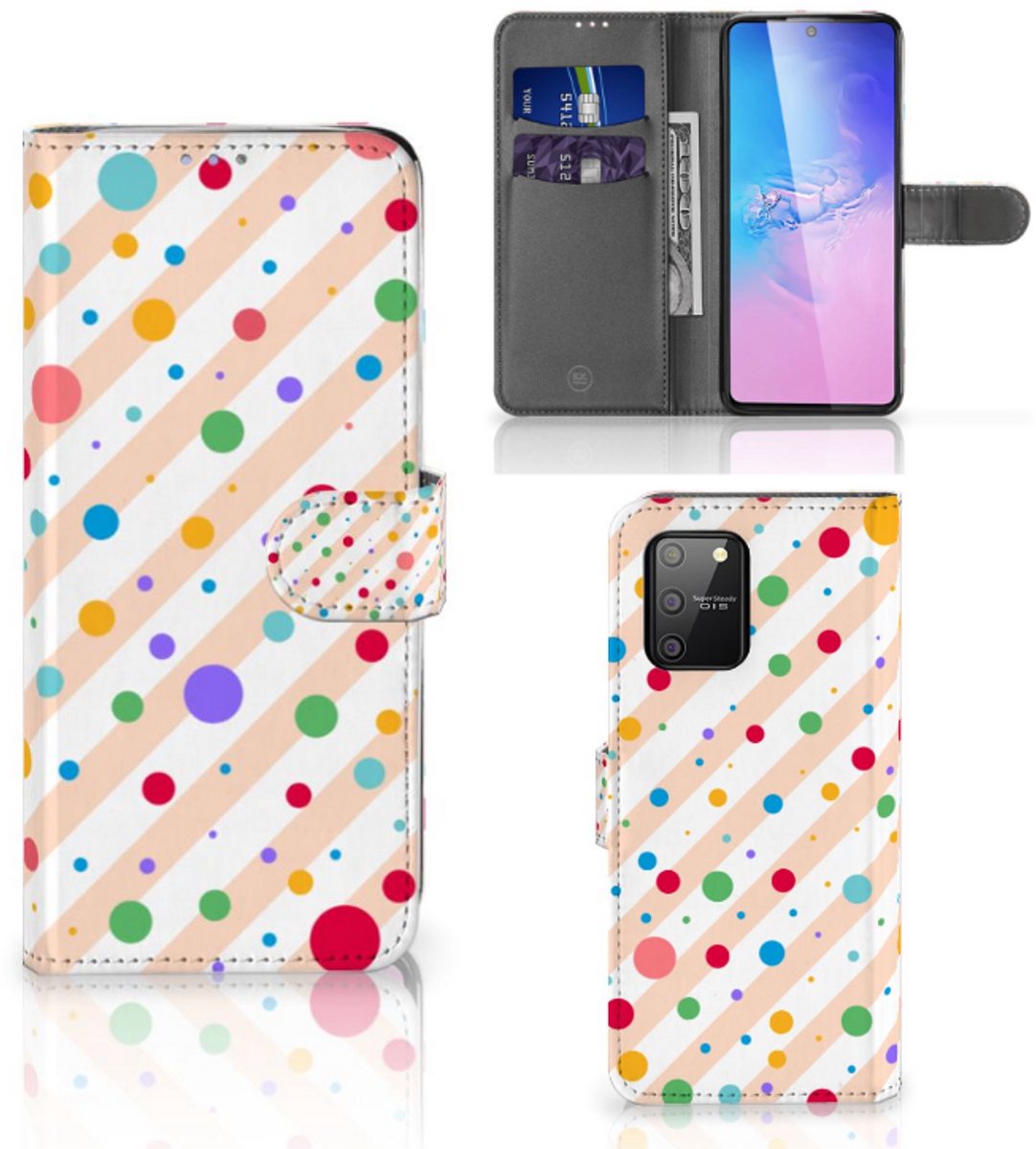 Samsung S10 Lite Telefoon Hoesje Dots