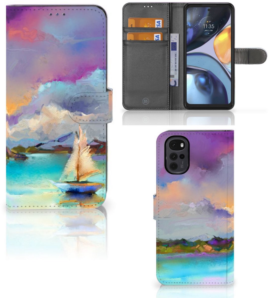 Hoesje Motorola Moto G22 Boat