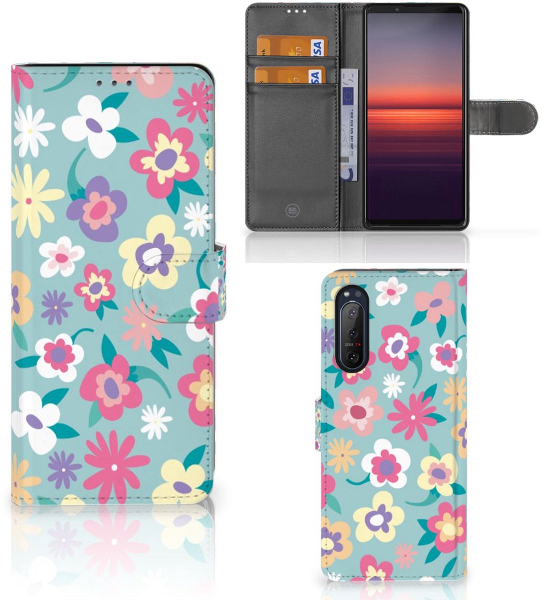 Sony Xperia 5II Hoesje Flower Power