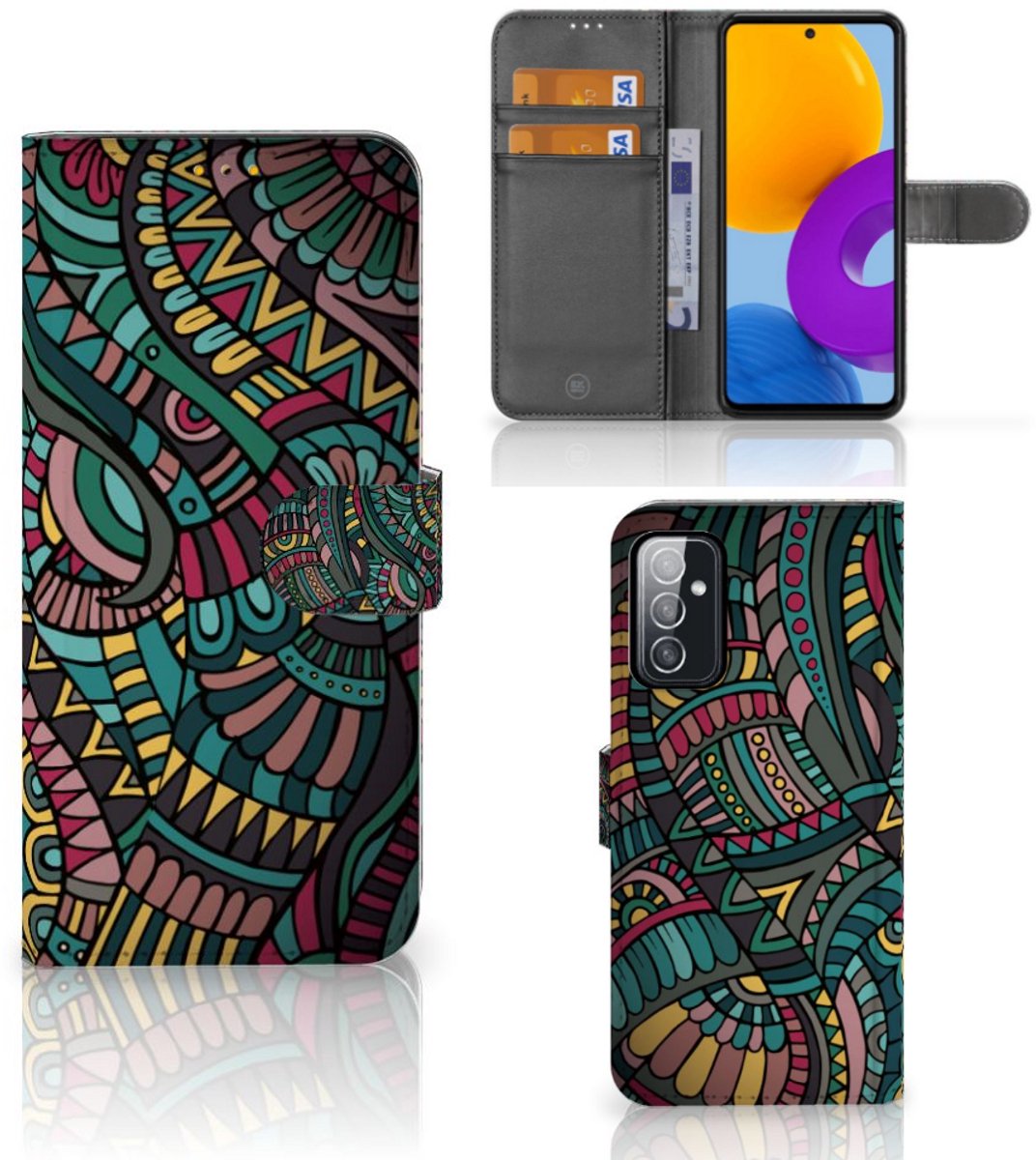 Samsung Galaxy M52 Telefoon Hoesje Aztec