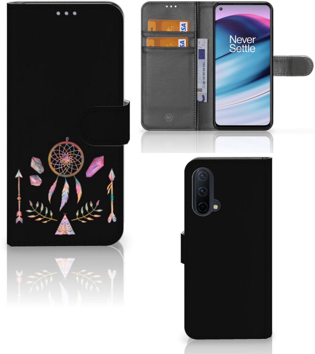OnePlus Nord CE 5G Leuk Hoesje Boho Dreamcatcher