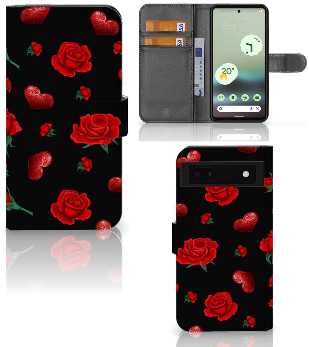 Google Pixel 6A Leuk Hoesje Valentine